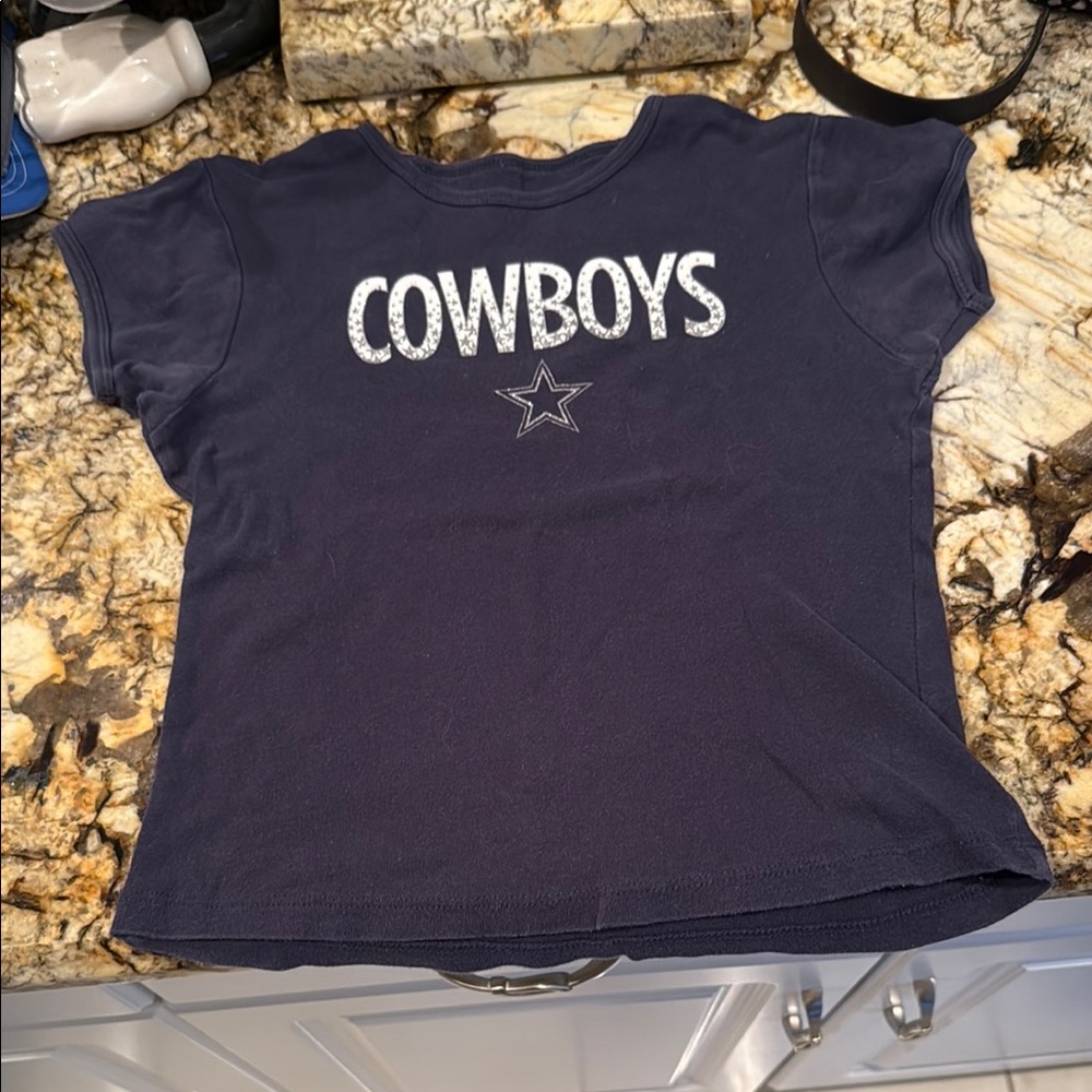 Cowboys Kids Navy Blue T-Shirt